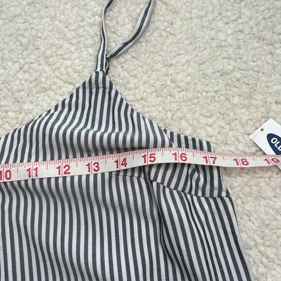 Old Navy Blue and White Stripe Adjustable Tank Small - Picture 6 of 7